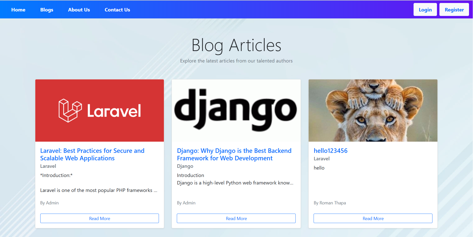 Blog Platform